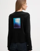Calvin Klein Jeans Памучна блуза с дълги ръкави