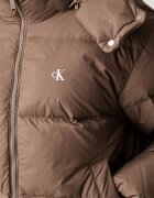 Calvin Klein Jeans пухено яке дамско кафяво LV047H500G