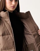 Calvin Klein Jeans пухено яке дамско кафяво LV047H500G