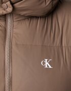 Calvin Klein Jeans пухено яке дамско кафяво LV047H502G