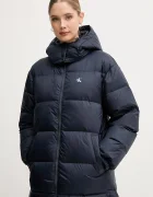 Calvin Klein Jeans Пухено яке в тъмносиньо зимен модел LV047D502G
