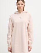 Calvin Klein Jeans рокля от памук бежова LV047D229G