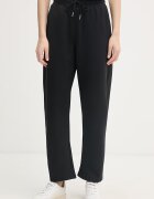 Calvin Klein Jeans спортен панталон дамски памучен черен LV047F210G