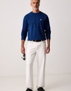 Calvin Klein Jeans суичър мъжки от памук тъмносин LV04RG275G