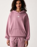 Calvin Klein Jeans суичър с качулка дамски с памук розов LV047H223G