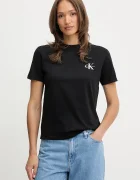 Calvin Klein Jeans тениска дамска от памук 2 броя черна LV047C905G