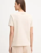 Calvin Klein Jeans тениска дамска от памук бежова LV047B865G