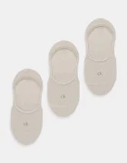 Calvin Klein Къси чорапи (3 чифта) в бежово 701234370