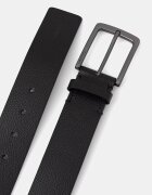 Calvin Klein колан мъжки от кожа черен LV04D7065G