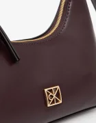 Calvin Klein Кожена чанта в лилаво LV04F3263G