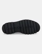 Calvin Klein Кожени боти челси LUGGED CHELSEA BOOT HIGH LTH мъжки в черно YM0YM01334