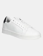 Calvin Klein Кожени маратонки LOW TOP LACE UP WOVEN