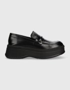 Calvin Klein Кожени мокасини PITCHED LOAFER W/HW