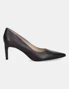 Calvin Klein Кожени обувки с тънък ток ESS STILETTO 70 в бордо HW0HW02607