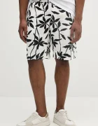 Calvin Klein Ленен къс панталон