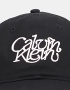 Calvin Klein Памучна шапка с козирка в черно LV04F5032G