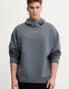 Calvin Klein Performance Суичър мъжки в сиво с качулка с принт LVGMF5W308
