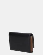 Calvin Klein портфейл дамски от имитация на кожа черен LV04F1117G