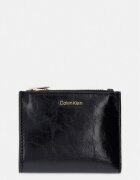Calvin Klein портфейл дамски от имитация на кожа черен LV04F1166G