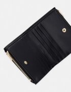 Calvin Klein портфейл дамски от имитация на кожа черен LV04F1166G