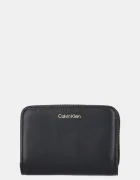 Calvin Klein портфейл дамски от кожа черен LV04F1075G