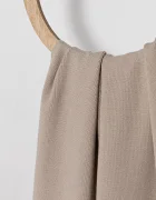 Calvin Klein Шал мъжки в бежово с изчистен дизайн LV04D8021G
