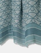 Calvin Klein шал тип кърпа дамски с модал тюркоазен LV04F8080G