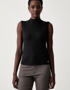 Calvin Klein топ дамски с модал черен LV044H210G