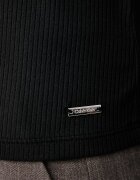 Calvin Klein топ дамски с модал черен LV044H210G