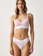 Calvin Klein Underwear бикини тип бразилиана дамски с памук розови LV00QF8522