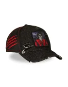 Capslab шапка trucker от памучна материя x Michael Jackson черна CL/STA1/1/PCT/POP