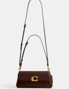 Coach чанта crossbody дамска от кожа Jet кафява CAM16