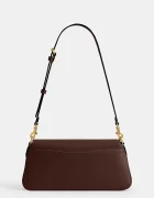 Coach чанта crossbody дамска от кожа Jet кафява CAM16