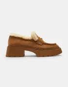 Coach Велурени мокасини Leah Platform