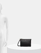 Coccinelle чанта crossbody дамска от кожа BEST CROSSBODY черна E5.MMA.55.F5.01