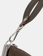 Coccinelle чанта crossbody дамска от велур SUNUP SUEDE зелена E1 QKG 13 01 01