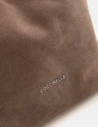 Coccinelle чанта тип хобо дамска от велур бежова E1.THE.11.01.01