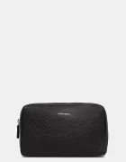 Coccinelle козметична чанта дамска от кожа SOFT черна E5 MUK 95 G0 02