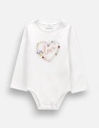 Coccodrillo боди за бебе от памук с еластан бяло MAGIC AND LOVE GIRL NEWBORN