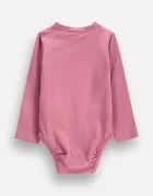 Coccodrillo боди за бебе с памук розово FAIR FROST GIRL NEWBORN