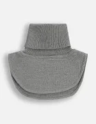 Coccodrillo Детски кръгъл шал в сиво с изчистен дизайн BASIC ACCESSORIES