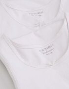 Coccodrillo Детски памучен топ (2 броя) в бяло BASIC UNDERWEAR