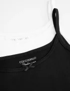 Coccodrillo Детски топ (2 броя) в бяло BASIC UNDERWEAR