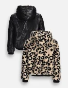 Coccodrillo двустранно яке за деца бежово OUTERWEAR GIRL JUNIOR
