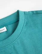 Coccodrillo пижама от две части за деца от памук тюркоазена PYJAMAS