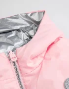 Coccodrillo пухен елек с две лица за деца розов OUTERWEAR GIRL KIDS