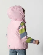 Coccodrillo пухен елек с две лица за деца розов OUTERWEAR GIRL KIDS
