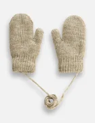 Coccodrillo ръкавици за деца бежови ACCESSORIES WINTER BOY