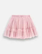 Coccodrillo разкроена пола розова с изчистена шарка TINNY TROUBLE GIRL KIDS
