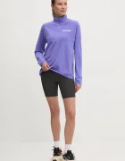Columbia Спортен къс панталон Move в сиво с меланжов десен с висока талия 2075971